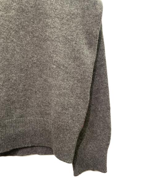 LOUIS VUITTON（ルイ ヴィトン）LOUIS VUITTON (ルイ ヴィトン) モノグラムデザイン カシミヤニット グレー サイズ:SIZE Sの古着・服飾アイテム