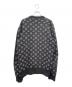 LOUIS VUITTON (ルイ ヴィトン) カシミヤ混 モノグラムデザインニット ブラック サイズ:SIZE S：90000円