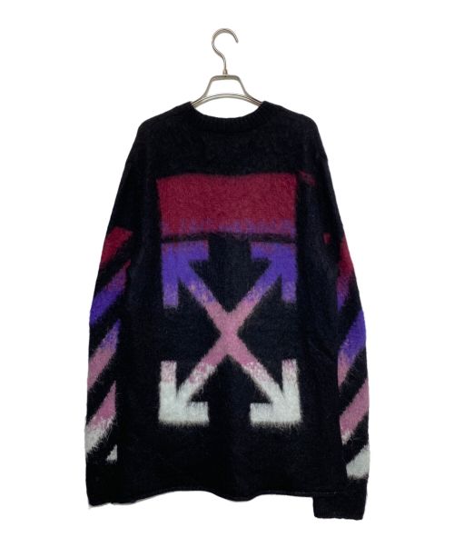 OFFWHITE（オフホワイト）OFFWHITE (オフホワイト) ロゴニット ブラック サイズ:XSの古着・服飾アイテム