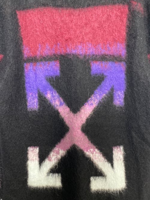 OFFWHITE（オフホワイト）OFFWHITE (オフホワイト) ロゴニット ブラック サイズ:XSの古着・服飾アイテム