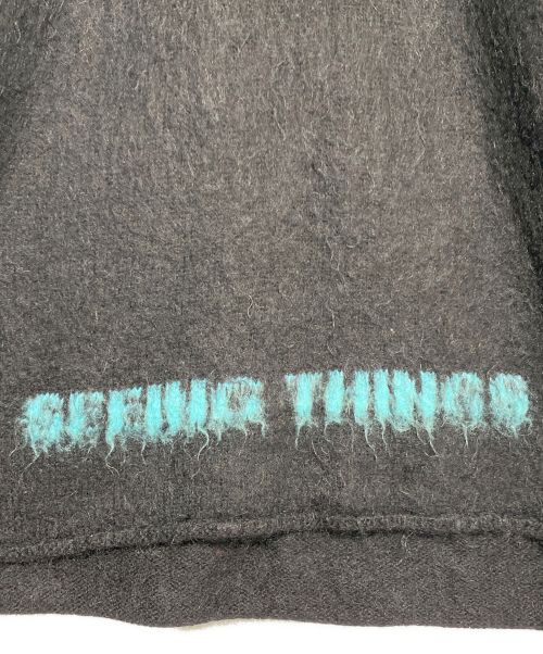 OFFWHITE（オフホワイト）OFFWHITE (オフホワイト) ロゴニット ブラック サイズ:XSの古着・服飾アイテム