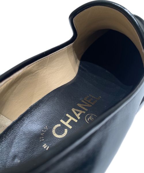 CHANEL（シャネル）CHANEL (シャネル) ココマーク ローファー ブラック サイズ:36 1/2の古着・服飾アイテム