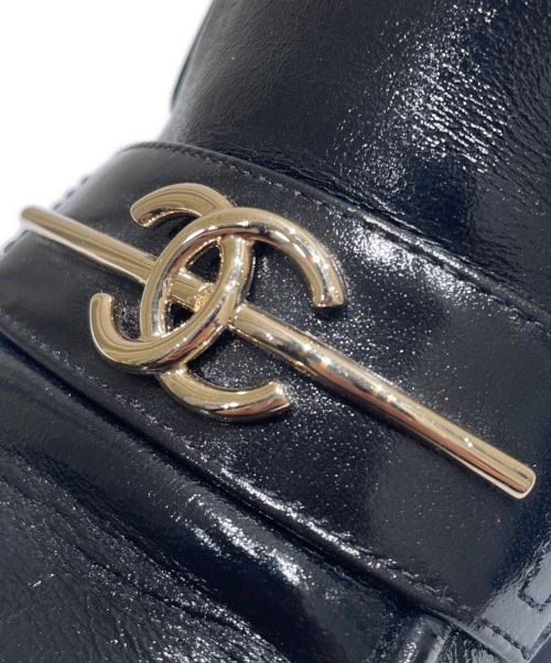 CHANEL（シャネル）CHANEL (シャネル) ココマーク ローファー ブラック サイズ:36 1/2の古着・服飾アイテム