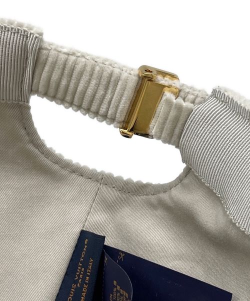 LOUIS VUITTON（ルイ ヴィトン）LOUIS VUITTON (ルイ ヴィトン) LVシグネチャーコーデュロイキャップ ベージュ サイズ:-の古着・服飾アイテム