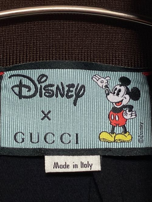 GUCCI（グッチ）GUCCI (グッチ) DISNEY (ディズニー) GGトラックジャケット ブラウン サイズ:Lの古着・服飾アイテム