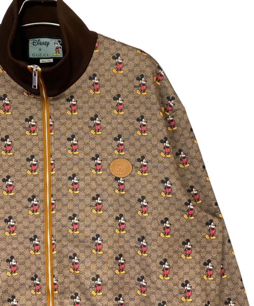 GUCCI（グッチ）GUCCI (グッチ) DISNEY (ディズニー) GGトラックジャケット ブラウン サイズ:Lの古着・服飾アイテム