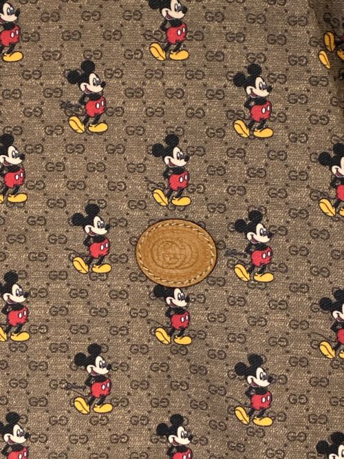 GUCCI（グッチ）GUCCI (グッチ) DISNEY (ディズニー) GGトラックジャケット ブラウン サイズ:Lの古着・服飾アイテム
