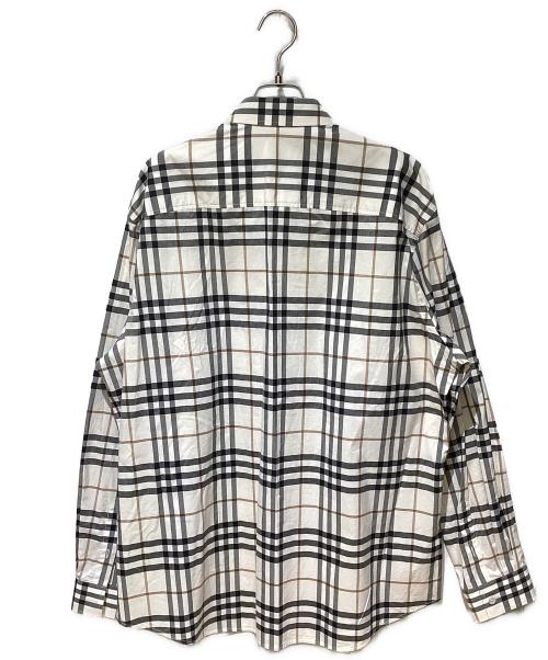 BURBERRY（バーバリー）BURBERRY (バーバリー) ノヴァチェックシャツ アイボリー サイズ:XXLの古着・服飾アイテム