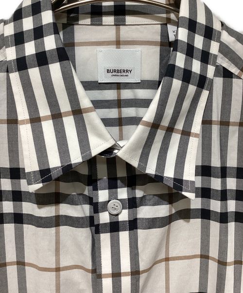 BURBERRY（バーバリー）BURBERRY (バーバリー) ノヴァチェックシャツ アイボリー サイズ:XXLの古着・服飾アイテム