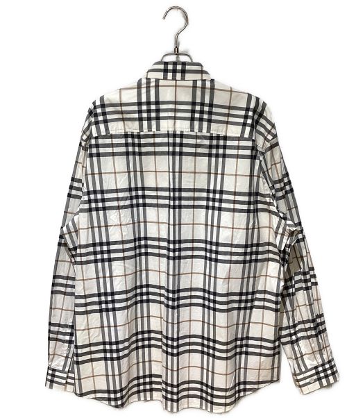 BURBERRY（バーバリー）BURBERRY (バーバリー) ノヴァチェックシャツ アイボリー サイズ:XXLの古着・服飾アイテム