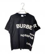 BURBERRYバーバリー）の古着「ホースフェリーTシャツ」｜ブラック