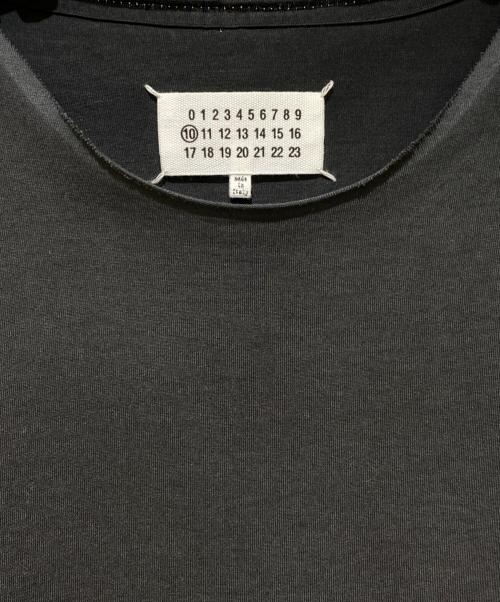 Maison Margiela（メゾンマルジェラ）Maison Margiela (メゾンマルジェラ) オーバーサイズカットオフTシャツ ブラック サイズ:Sの古着・服飾アイテム