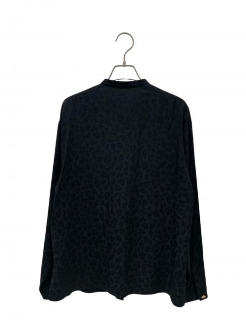 CHANEL（シャネル）CHANEL (シャネル) レオパード ココマーク シルク ブラウス  ブラック サイズ:34の古着・服飾アイテム