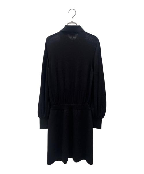 CHANEL（シャネル）CHANEL (シャネル) ココボタン ラメニット ワンピース ブラック サイズ:36の古着・服飾アイテム