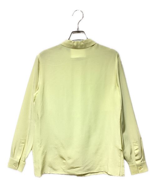 CHANEL（シャネル）CHANEL (シャネル) ココマークシルクシャツ イエロー サイズ:36の古着・服飾アイテム