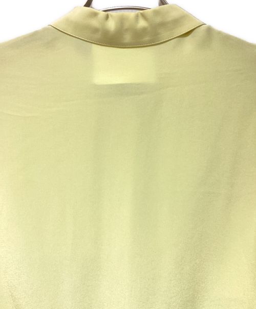 CHANEL（シャネル）CHANEL (シャネル) ココマークシルクシャツ イエロー サイズ:36の古着・服飾アイテム