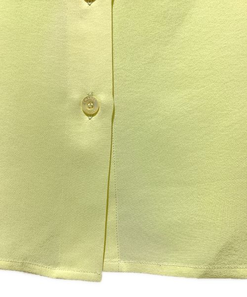 CHANEL（シャネル）CHANEL (シャネル) ココマークシルクシャツ イエロー サイズ:36の古着・服飾アイテム