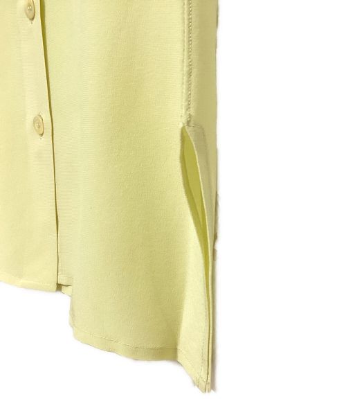 CHANEL（シャネル）CHANEL (シャネル) ココマークシルクシャツ イエロー サイズ:36の古着・服飾アイテム