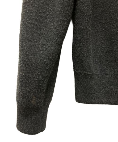 LOUIS VUITTON（ルイ ヴィトン）LOUIS VUITTON (ルイ ヴィトン) バックロゴジップアップニット グレー サイズ:XLの古着・服飾アイテム