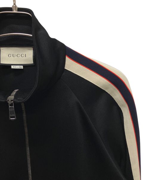 GUCCI（グッチ）GUCCI (グッチ) 20SS サイドライン テクニカル ジャージージャケット ブラック サイズ:Lの古着・服飾アイテム