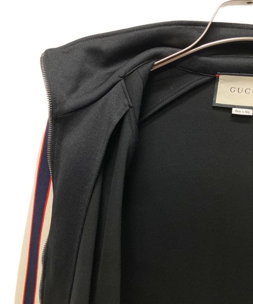 GUCCI（グッチ）GUCCI (グッチ) 20SS サイドライン テクニカル ジャージージャケット ブラック サイズ:Lの古着・服飾アイテム