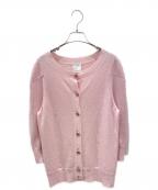 CHANELシャネル）の古着「P45 ココマークボタンカーディガン」｜ピンク