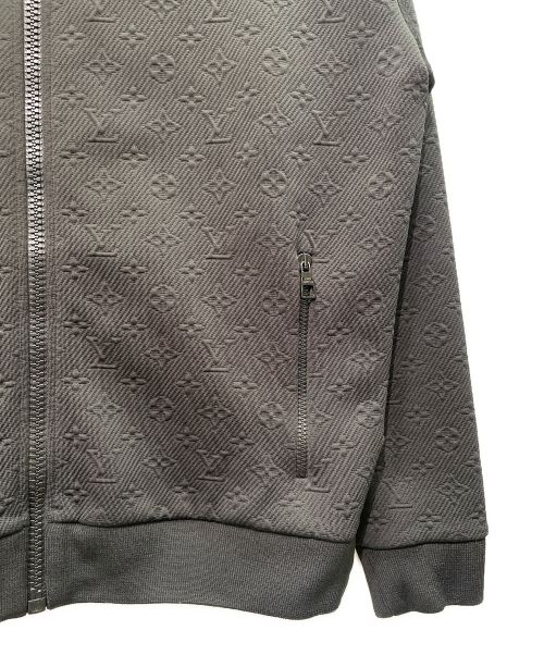 LOUIS VUITTON（ルイ ヴィトン）LOUIS VUITTON (ルイ ヴィトン) モノグラム ジップアップ ジャケット ブラック サイズ:XLの古着・服飾アイテム