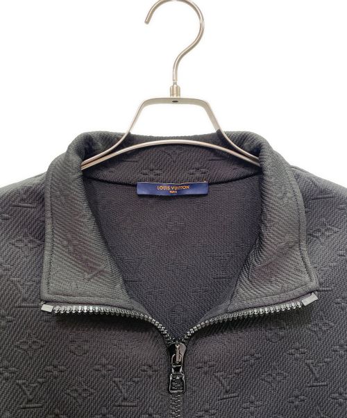 LOUIS VUITTON（ルイ ヴィトン）LOUIS VUITTON (ルイ ヴィトン) モノグラム ジップアップ ジャケット ブラック サイズ:XLの古着・服飾アイテム