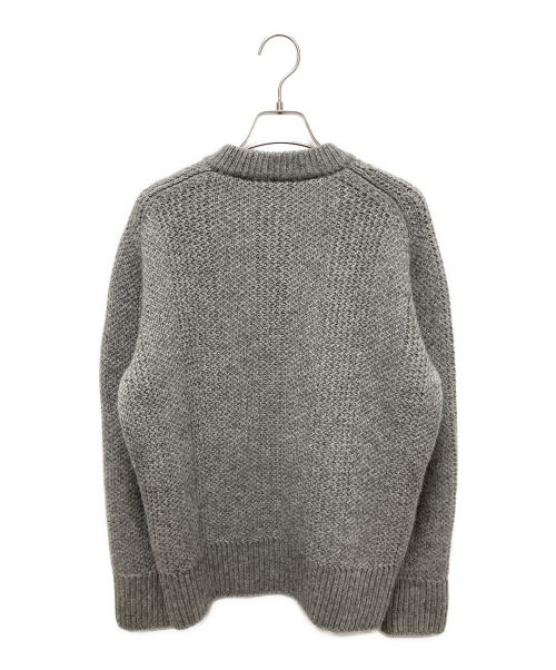 LOUIS VUITTON（ルイ ヴィトン）LOUIS VUITTON (ルイ ヴィトン) ジップアップニット グレー サイズ:XSの古着・服飾アイテム