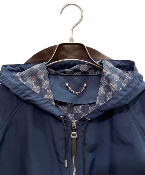 LOUIS VUITTON（ルイ ヴィトン）LOUIS VUITTON (ルイ ヴィトン) ダミエ ナイロンジャケット ネイビー サイズ:50の古着・服飾アイテム