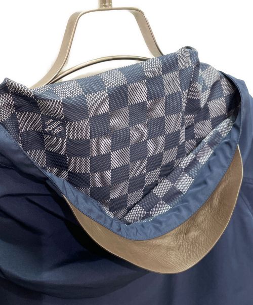 LOUIS VUITTON（ルイ ヴィトン）LOUIS VUITTON (ルイ ヴィトン) ダミエ ナイロンジャケット ネイビー サイズ:50の古着・服飾アイテム