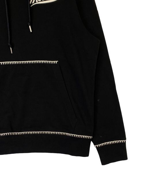 MONCLER（モンクレール）MONCLER (モンクレール) ロゴパーカー ブラック サイズ:XLの古着・服飾アイテム