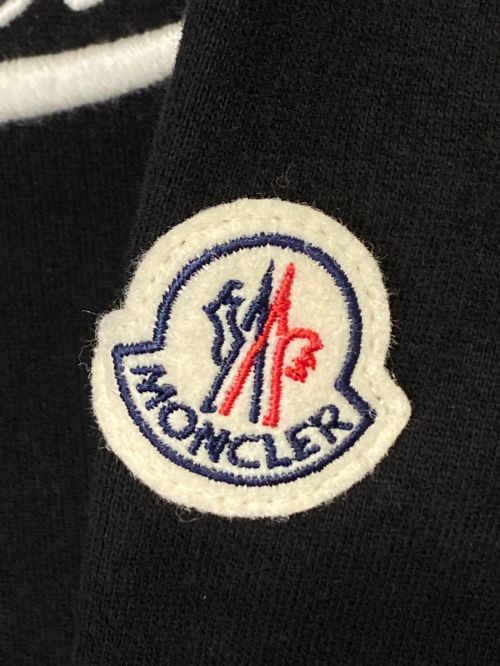 MONCLER（モンクレール）MONCLER (モンクレール) ロゴパーカー ブラック サイズ:XLの古着・服飾アイテム