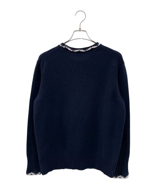 CHANEL（シャネル）CHANEL (シャネル) ココマーク カシミヤ プルオーバーニット ネイビー サイズ:42の古着・服飾アイテム