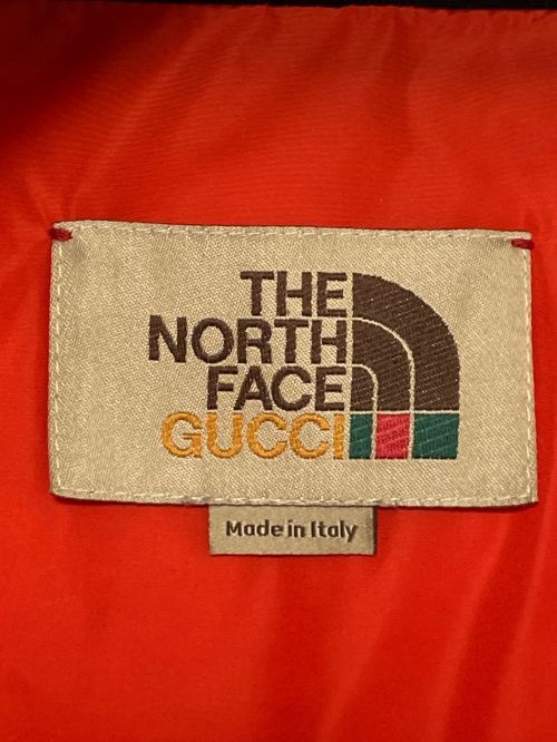 GUCCI（グッチ）GUCCI (グッチ) THE NORTH FACE (ザ ノース フェイス) GGダウンベスト ブラウン サイズ:Mの古着・服飾アイテム