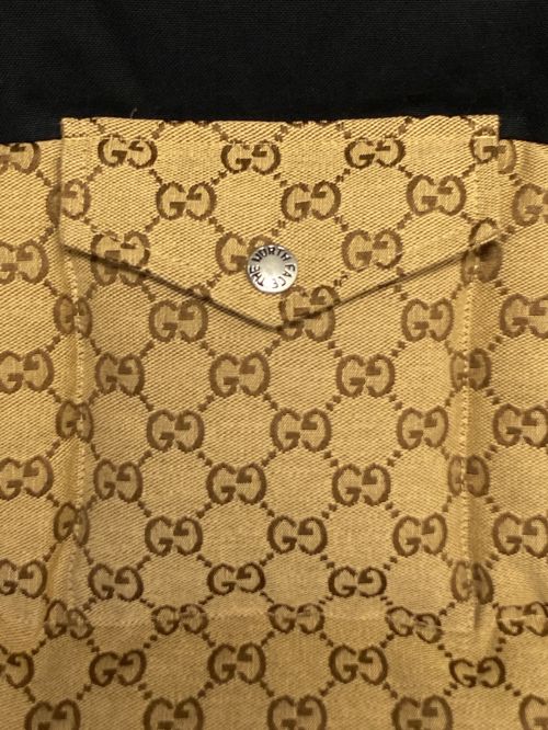 GUCCI（グッチ）GUCCI (グッチ) THE NORTH FACE (ザ ノース フェイス) GGダウンベスト ブラウン サイズ:Mの古着・服飾アイテム