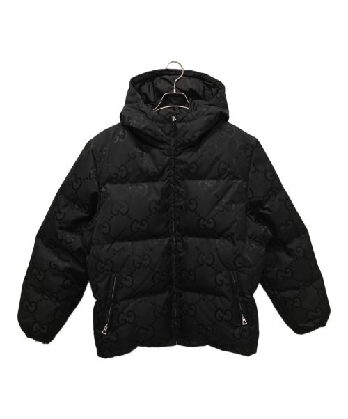 GUCCI（グッチ）GUCCI (グッチ) ジャンボGGダウンジャケット ブラック サイズ:48の古着・服飾アイテム