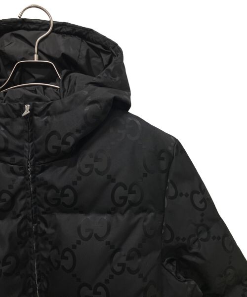 GUCCI（グッチ）GUCCI (グッチ) ジャンボGGダウンジャケット ブラック サイズ:48の古着・服飾アイテム