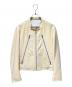 Maison Margiela（メゾンマルジェラ）の古着「八の字ライダースジャケット」｜ベージュ