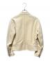 Maison Margiela (メゾンマルジェラ) 八の字ライダースジャケット ベージュ サイズ:46：160000円