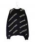 BALENCIAGA (バレンシアガ) オールオーバーロゴニット ブラック サイズ:L：70000円