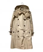 BURBERRY LONDONバーバリーロンドン）の古着「ポリエステルトレンチコート」｜カーキ