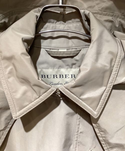 BURBERRY LONDON（バーバリーロンドン）BURBERRY LONDON (バーバリーロンドン) ポリエステルトレンチコート カーキ サイズ:38の古着・服飾アイテム