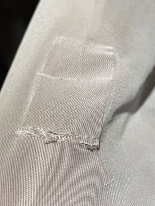 BURBERRY LONDON（バーバリーロンドン）BURBERRY LONDON (バーバリーロンドン) ポリエステルトレンチコート カーキ サイズ:38の古着・服飾アイテム