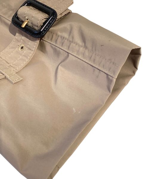 BURBERRY LONDON（バーバリーロンドン）BURBERRY LONDON (バーバリーロンドン) ポリエステルトレンチコート カーキ サイズ:38の古着・服飾アイテム