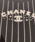 中古・古着 CHANEL (シャネル) ココマークストライプニット ブラック サイズ:34：300000円