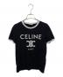 CELINE（セリーヌ）の古着「CELINE PARIS Tシャツ」｜ブラック