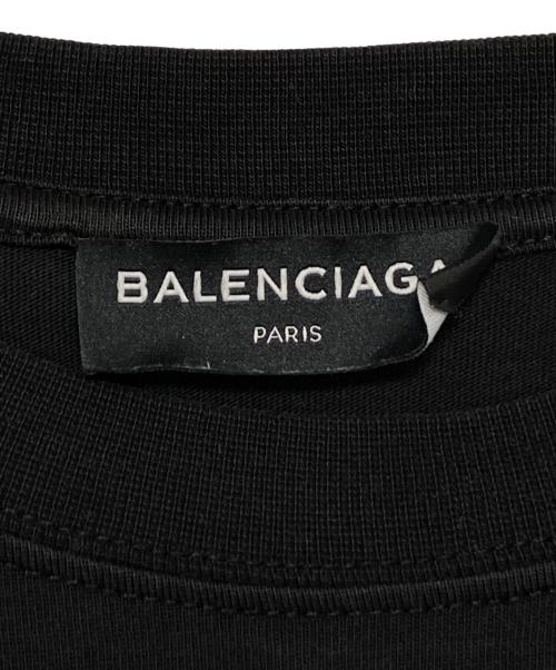 BALENCIAGA（バレンシアガ）BALENCIAGA (バレンシアガ) ロゴTシャツ ブラック サイズ:Sの古着・服飾アイテム