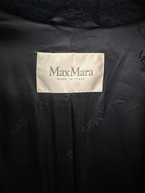 MaxMara（マックスマーラ）MaxMara (マックスマーラ) テディベアコート ネイビー サイズ:Sの古着・服飾アイテム