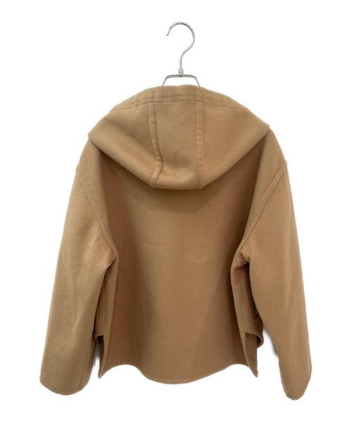 LOEWE（ロエベ）LOEWE (ロエベ) レザーパッチフーデッドジャケット ブラウン サイズ:-の古着・服飾アイテム